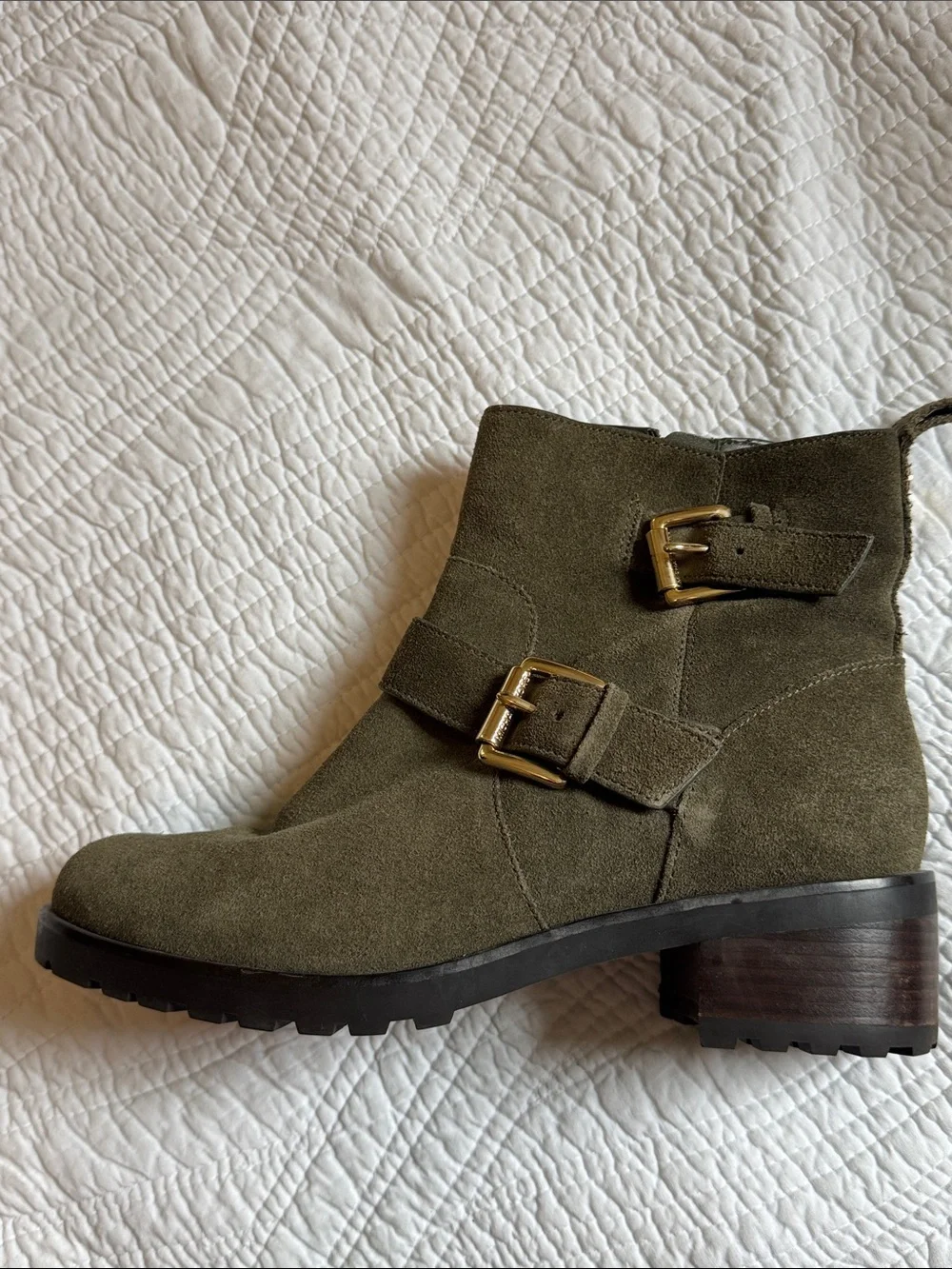 MICHAEL Michael Kors olive suede